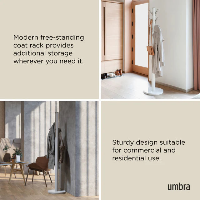 FLAPPER COAT RACK "WHITE"