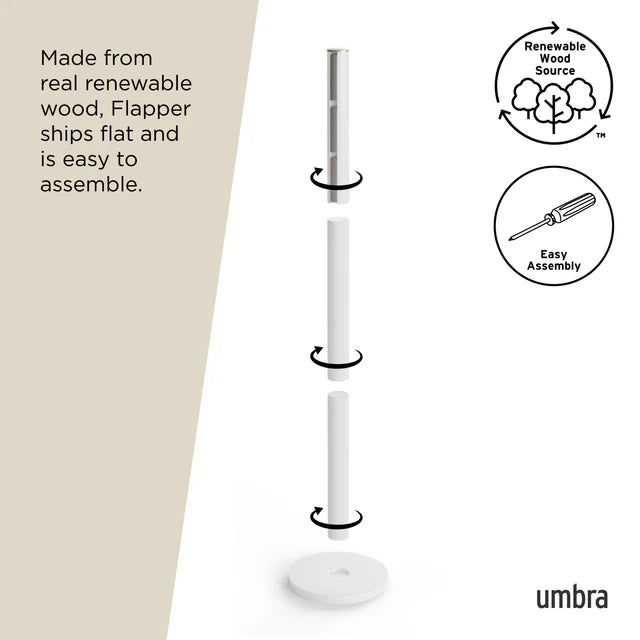 FLAPPER COAT RACK "WHITE"