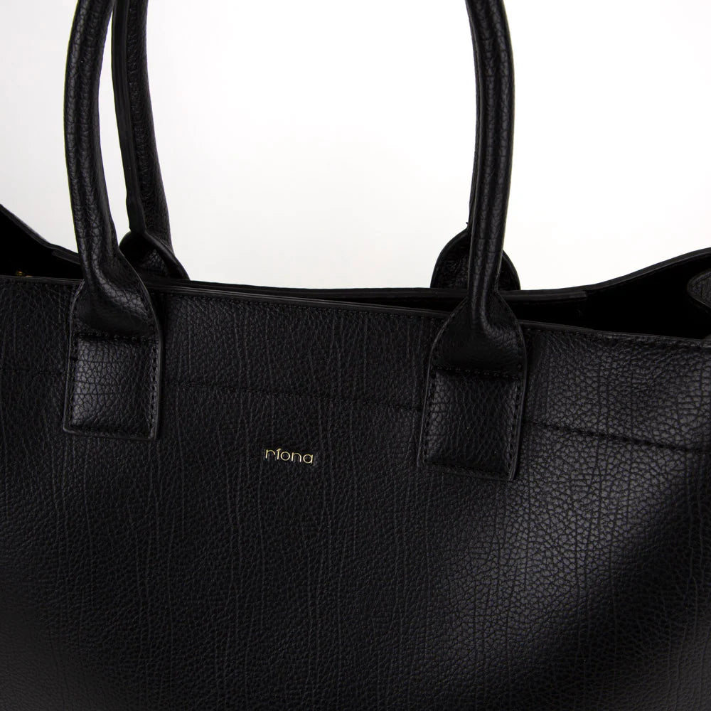 RIONA REGINA TOTE "BLACK"