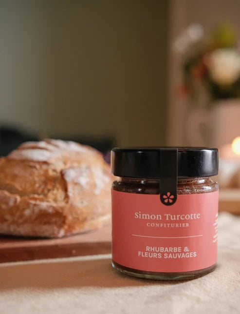 RHUBARB &amp; WILDFLOWER JAM 212ML