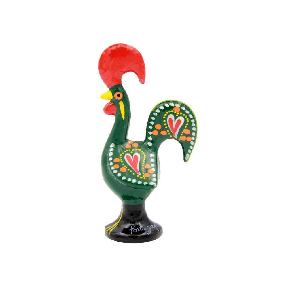BARCELOS METAL ROOSTER GREEN 1.2X0.8X2I