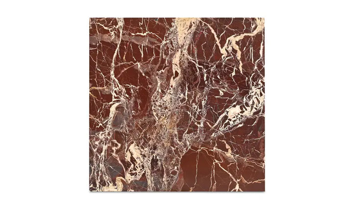ROSA ACCENT TABLE "ROSSO LEVANTO MARBLE"