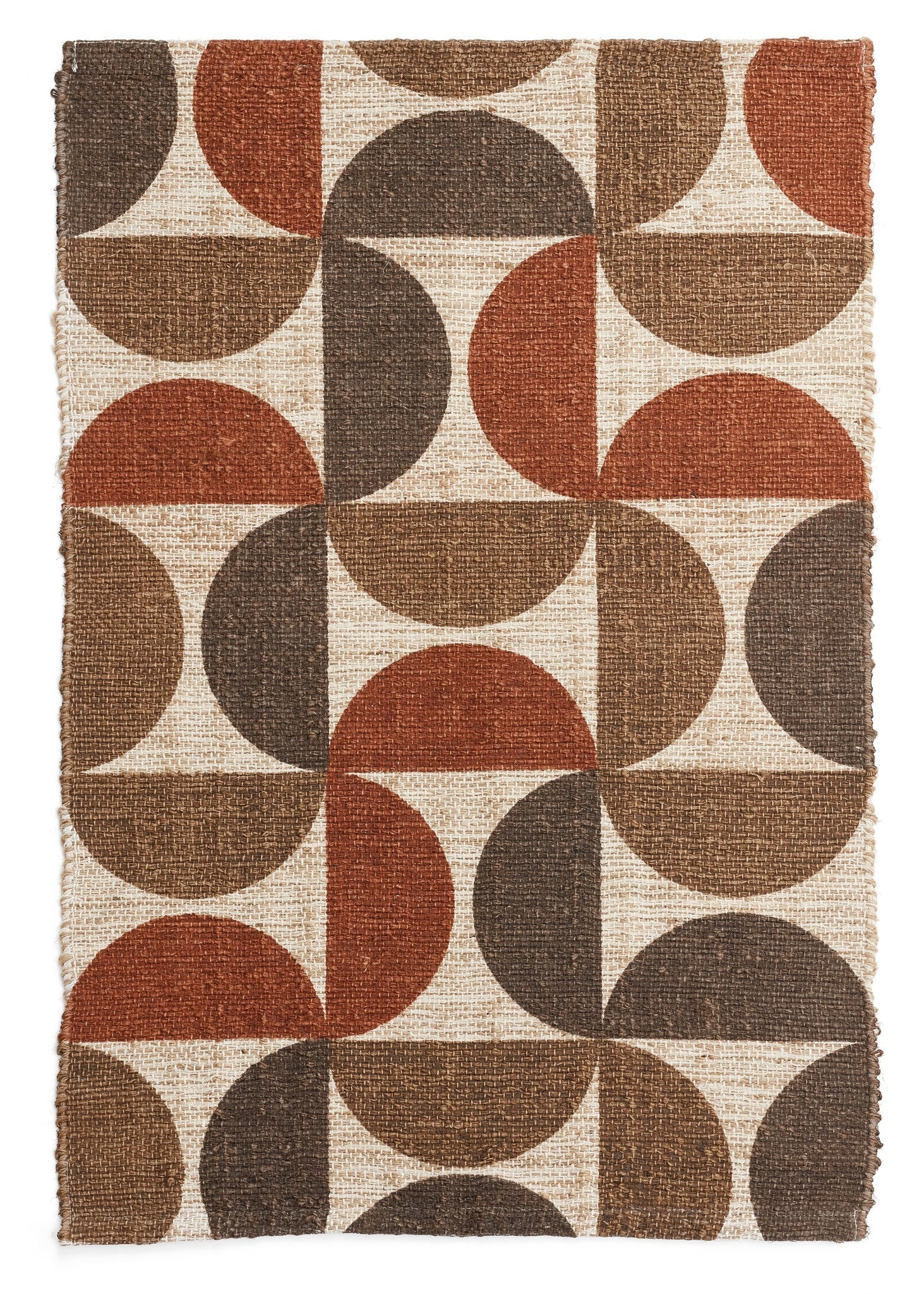 PORTO PRINT RUG - RUST 24X36