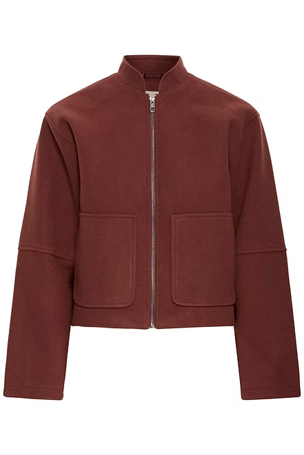 FRJOA JACKET "RUM RAISIN MELANGE"