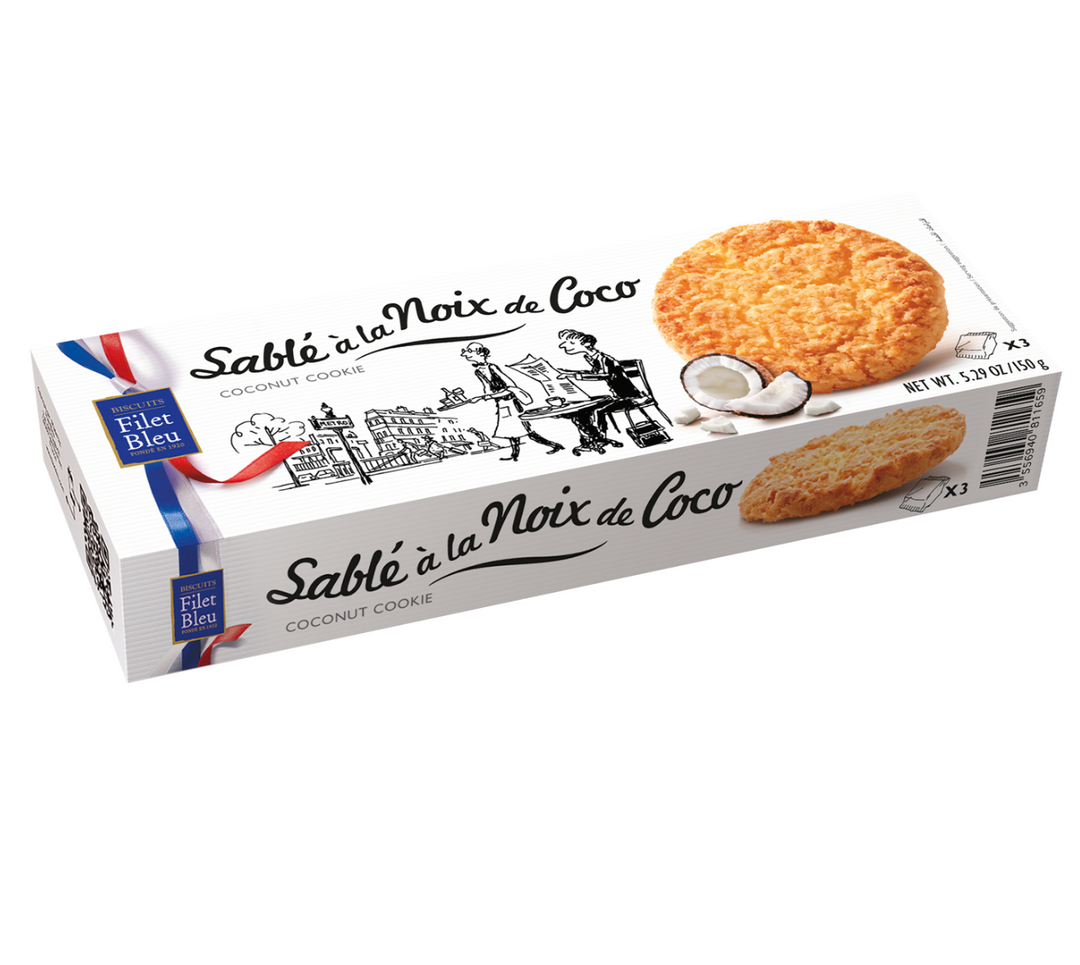 Biscuiterie Filet-Bleu Coconut Shortbread Cookies