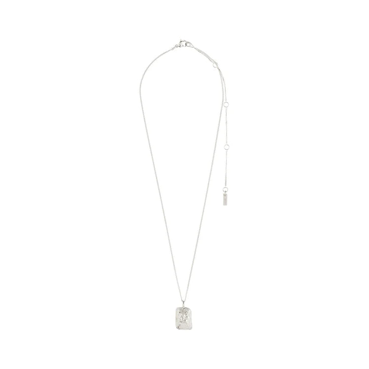 SAGITTARIUS ZODIAC NECKLACE - SQUARE (SILVER-PLATED)