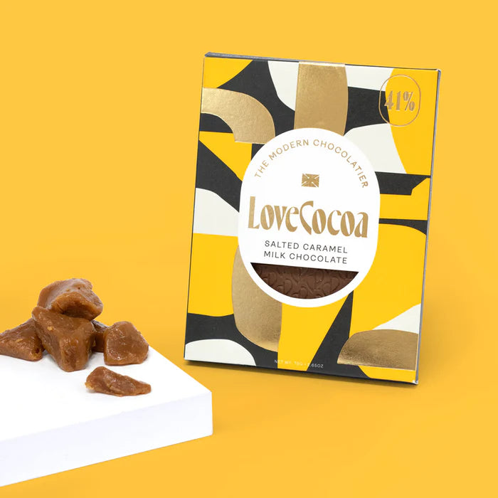 LOVE COCOA - SALTED CARAMEL MILK CHOCOLATE BAR