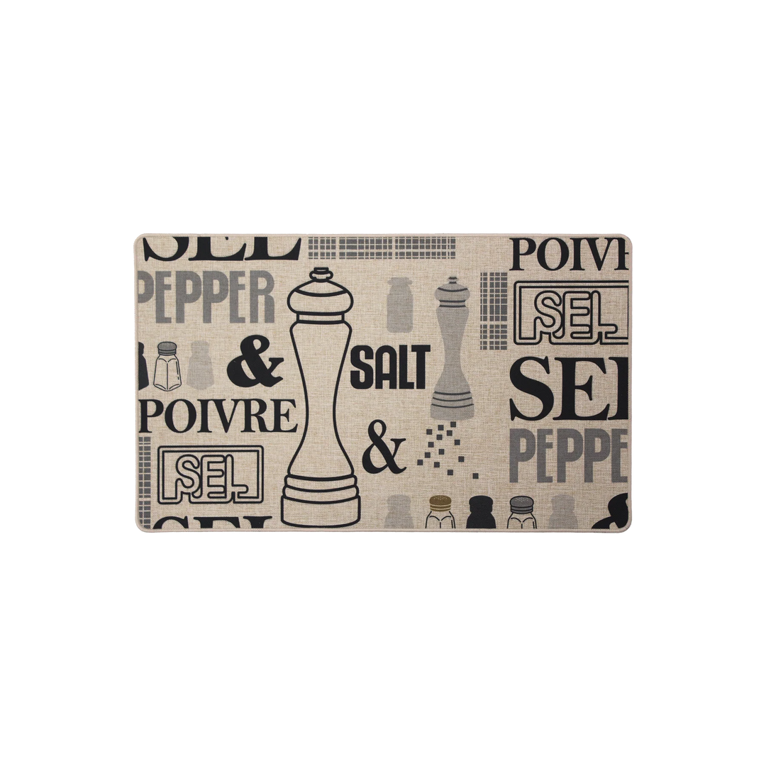 Poly Mat Salt and Pepper 1.5x2.5 (45x75cm)