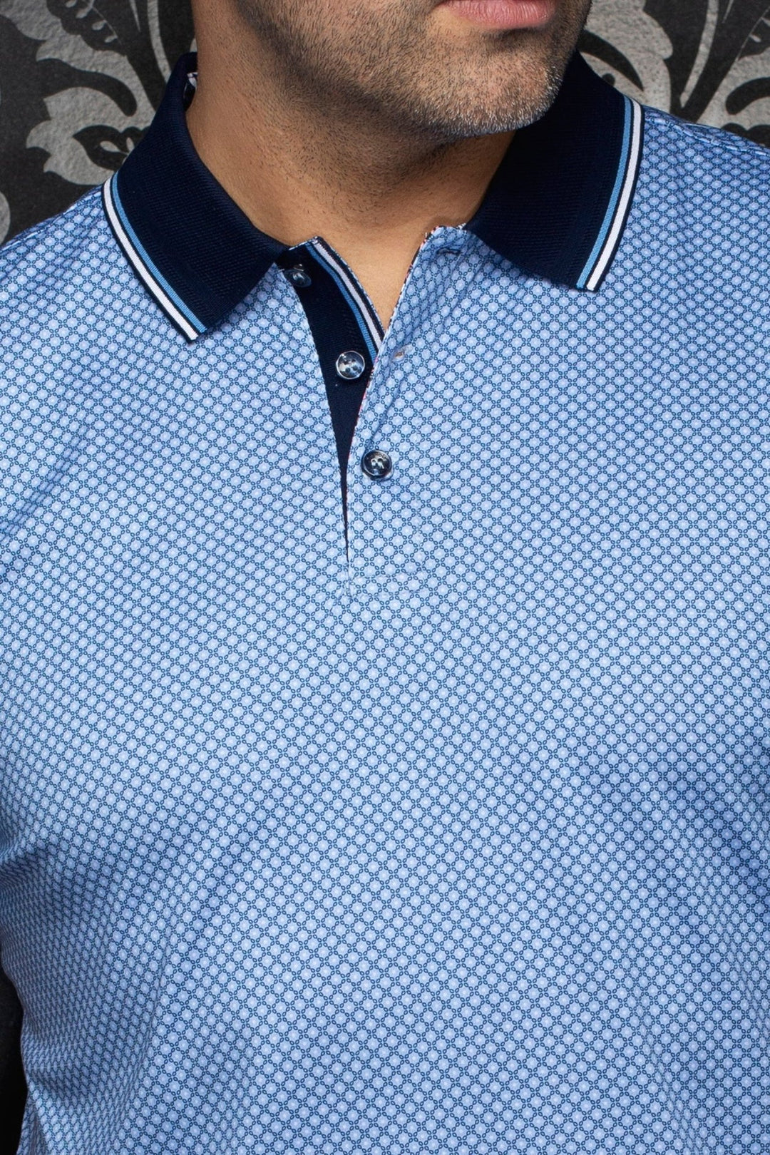 SEACLIFF POLO SHIRT "LIGHT BLUE"