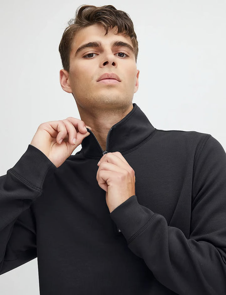 CFSEBASTIAN 0096 HALF-ZIP SWEATSHIRT "DARK NAVY"