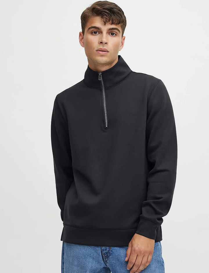 CFSEBASTIAN 0096 HALF-ZIP SWEATSHIRT "DARK NAVY"