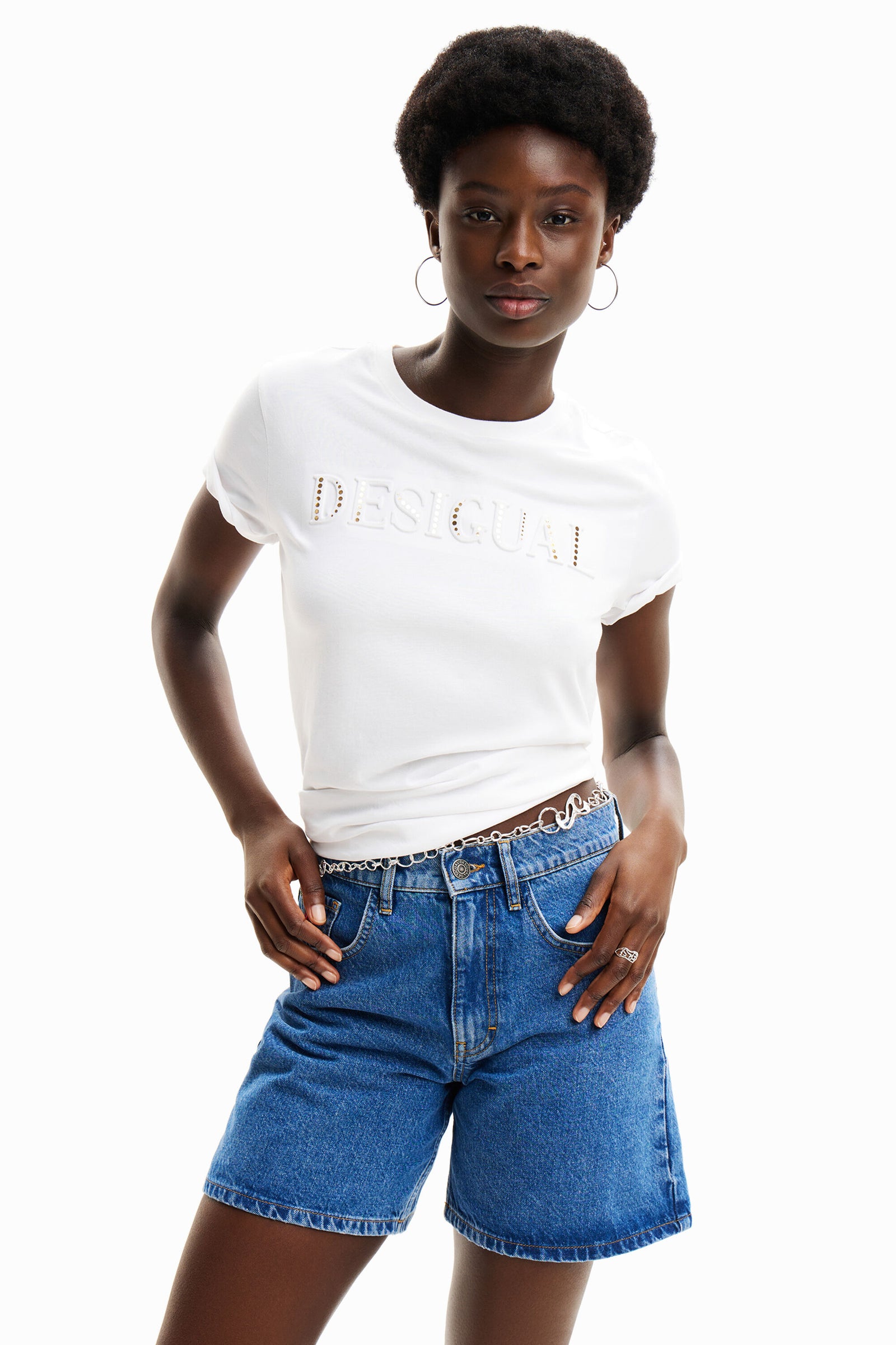 Desigual - Shiny Logo T-shirt
