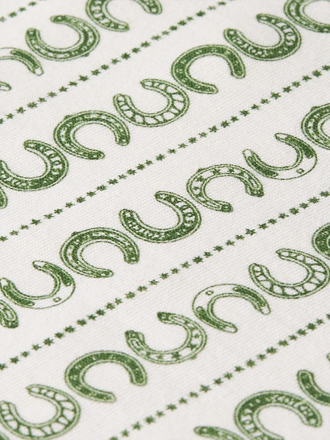 PRINTED T-SHIRT "HORSESHOE STRIPE EGGNOG"