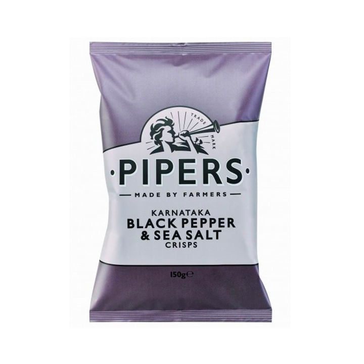 KARNATAKA BLACK PEPPER &amp; SEA SALT CRISPS 150G