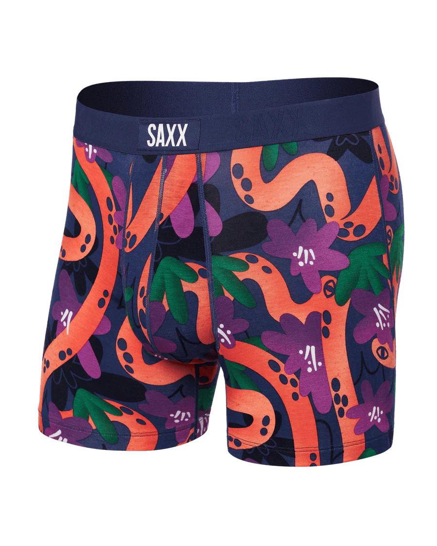 VIBE SUPER SOFT BOXER BRIEF "YEAR OF THE SNAKE-BLUE"