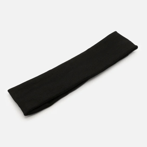 SOFT BLACK FABRIC HEADBAND
