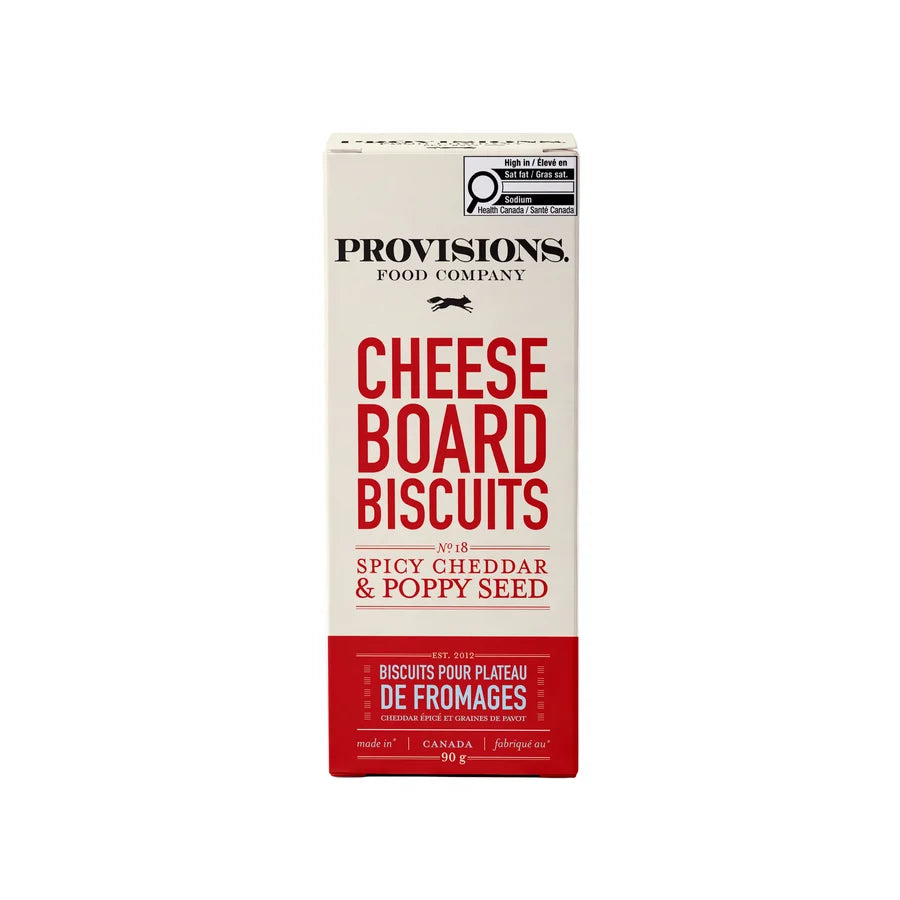 SPICY CHEDDAR &amp; POPPY SEED CHEESE BOARD BISCUITS