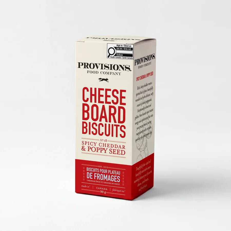 SPICY CHEDDAR &amp; POPPY SEED CHEESE BOARD BISCUITS