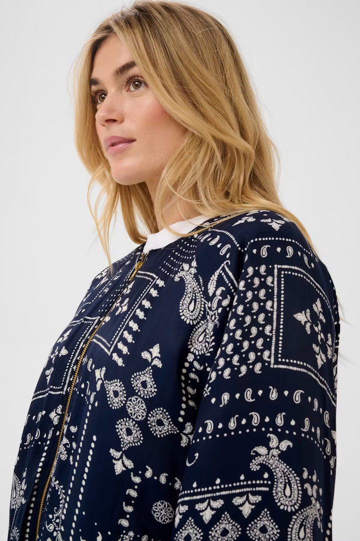 STEPHANIESZ BOMBER JACKET "NIGHTSKY PAISLEY"