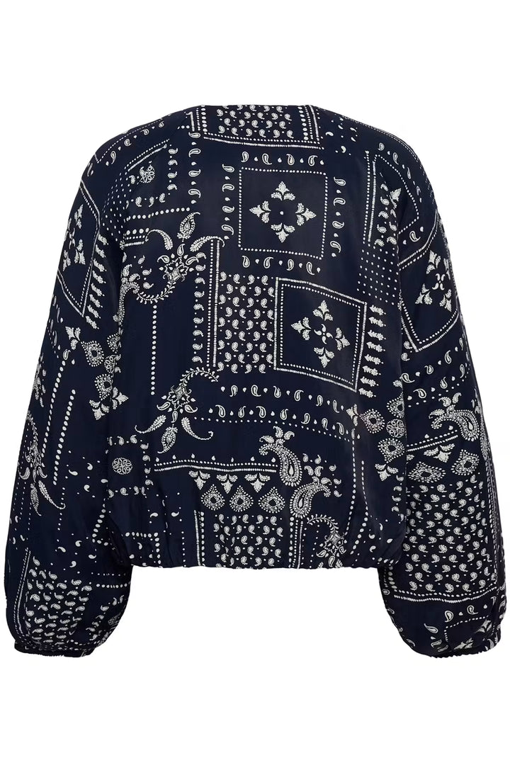 STEPHANIESZ BOMBER JACKET "NIGHTSKY PAISLEY"