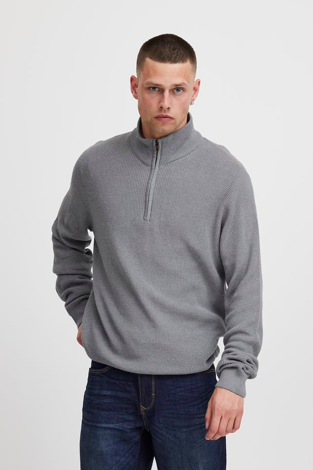Blend Codford Half Zip Knitted Pullover