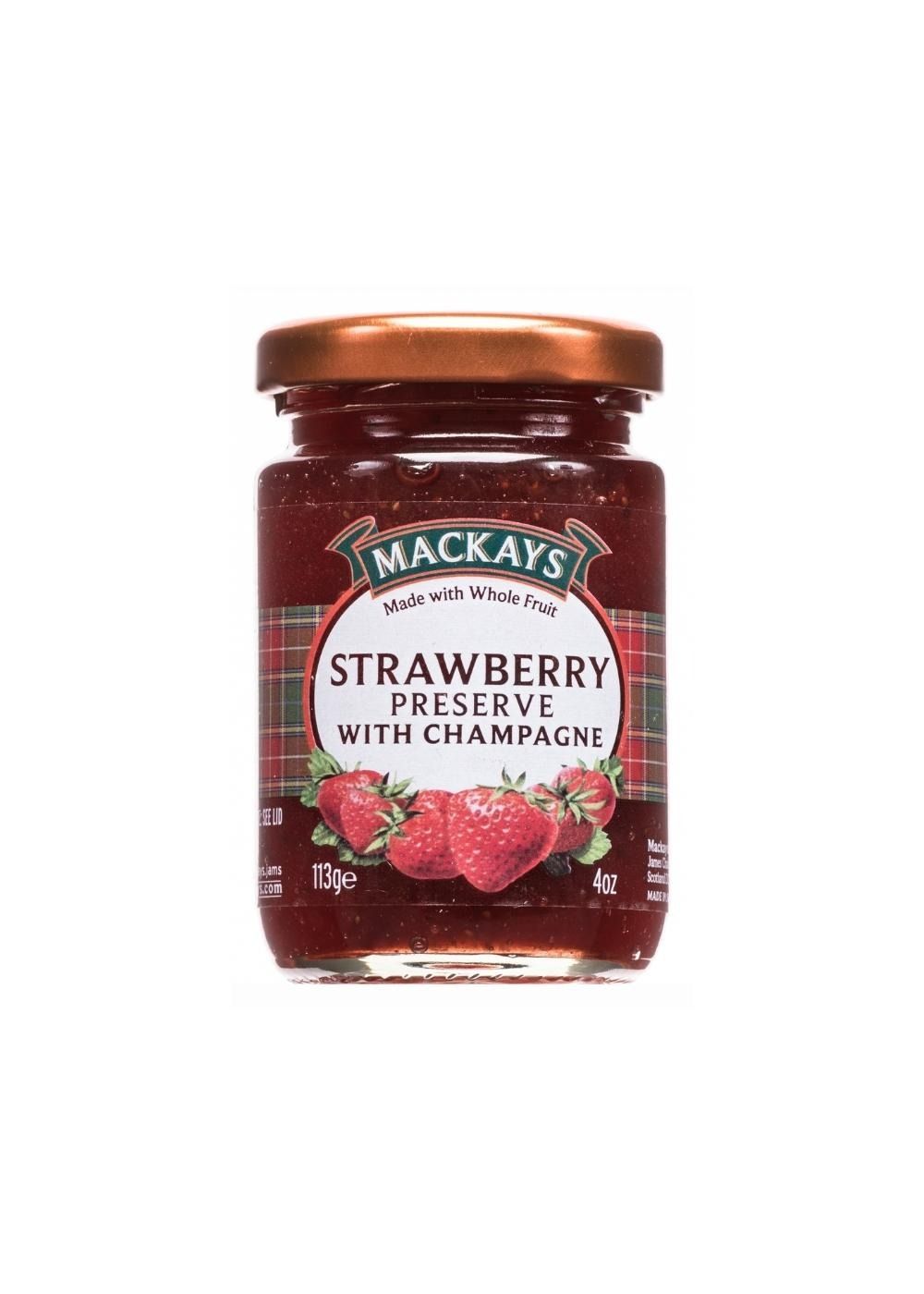 STRAWBERRY PRESERVE WITH CHAMPAGNE 113G