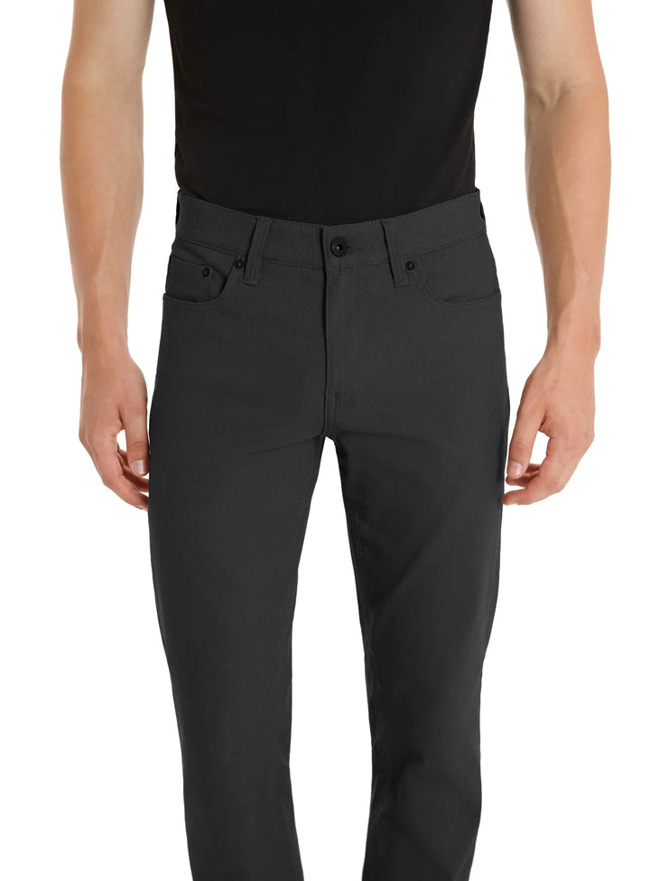 SUPER FLEX TEXTURED SLIM FIT PANTS "BLACK"