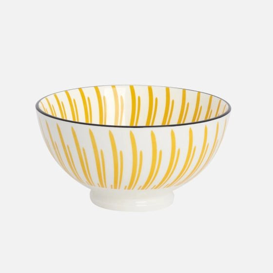 KIRI 22OZ 6''D BOWL - YELLOW SUNBURST