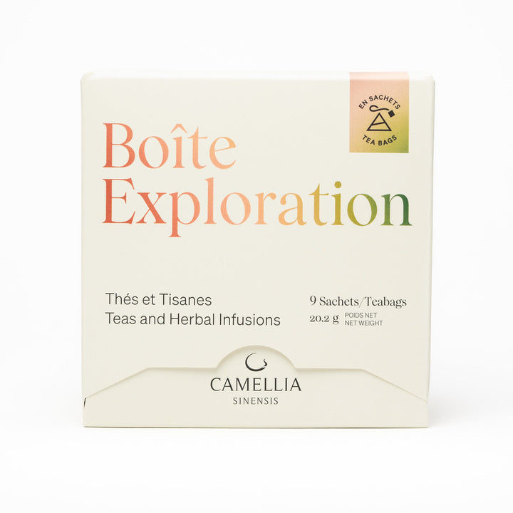 EXPLORATION (BOX OF 9 DIFFERENT TEABAGS)