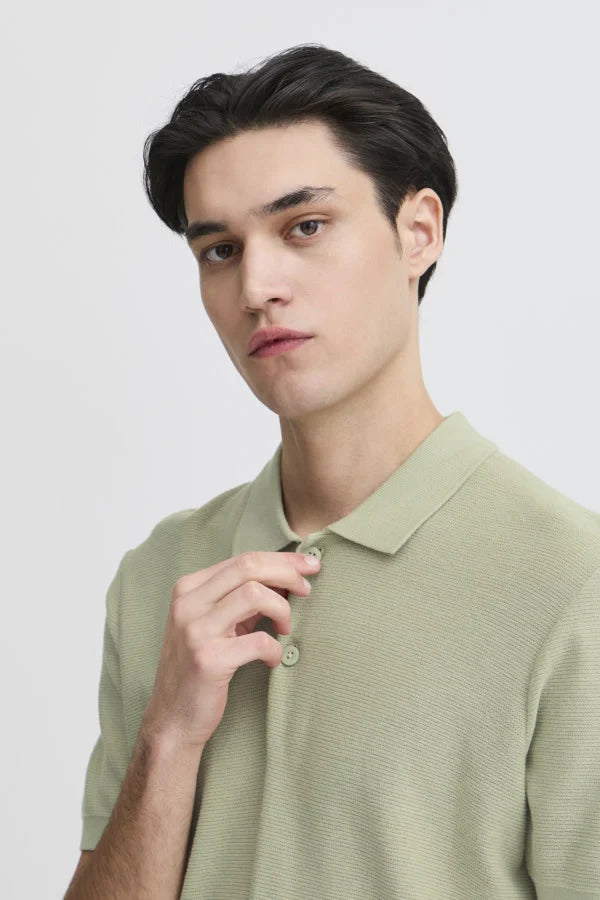 CFEDWARD RELAXED POLO KNIT "TEA"