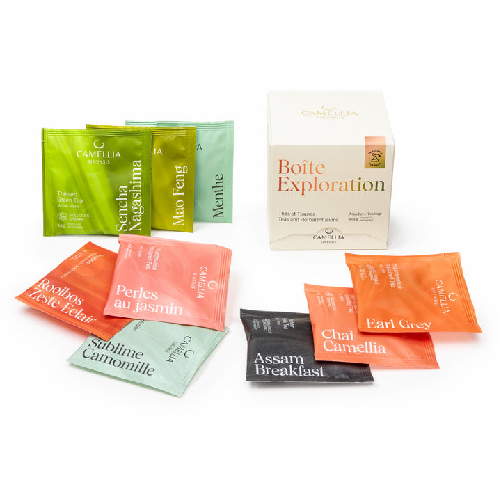 EXPLORATION (BOX OF 9 DIFFERENT TEABAGS)