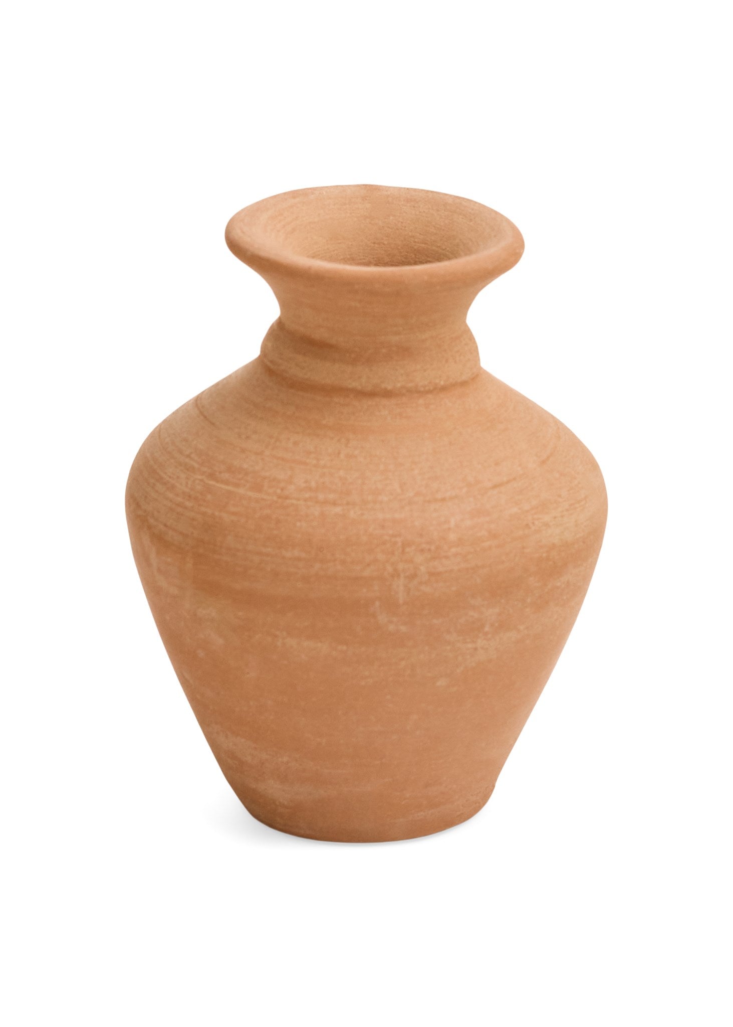SMALL NATURAL TERRACOTTA VASE