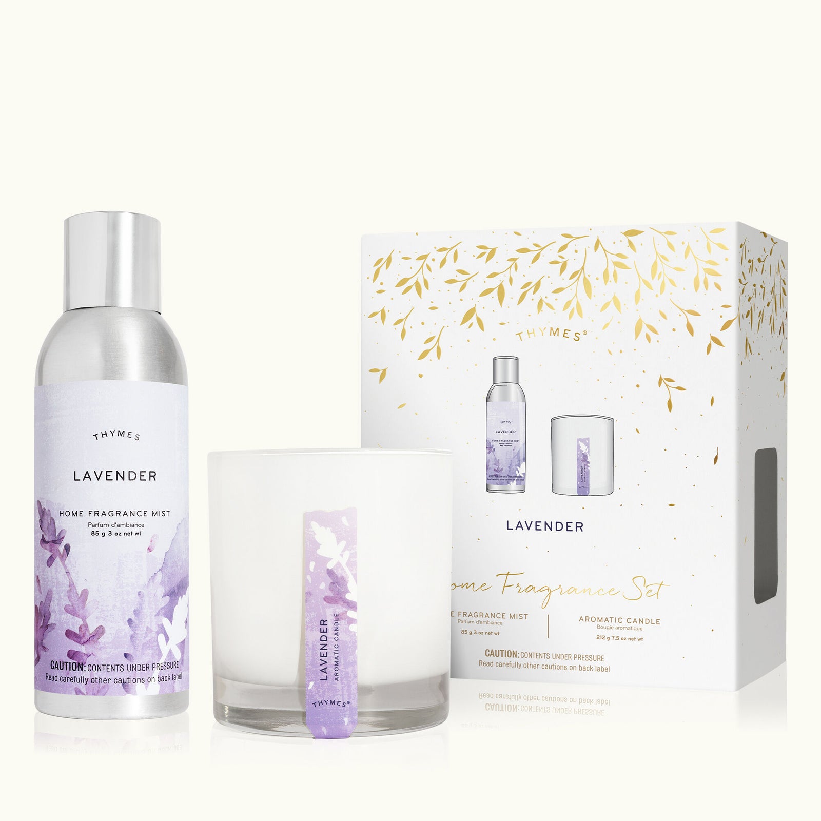 THYMES LAVENDER HOME FRAGRANCE SET