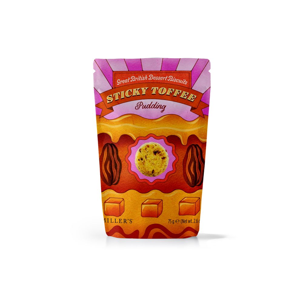 STICKY TOFFEE PUDDING BISCUITS 75G