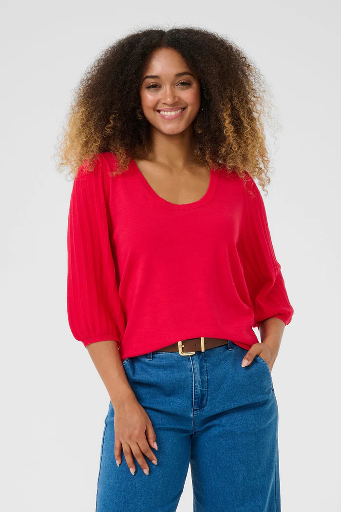 CRVILLEA PLEAT PULLOVER "TOREADOR"