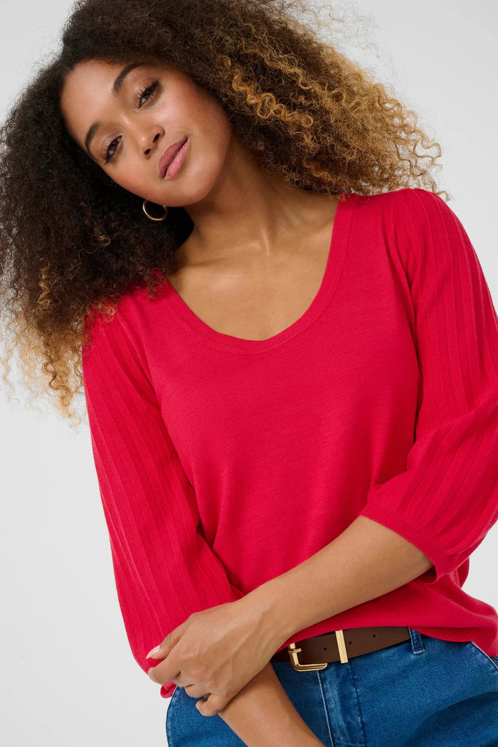 CRVILLEA PLEAT PULLOVER "TOREADOR"