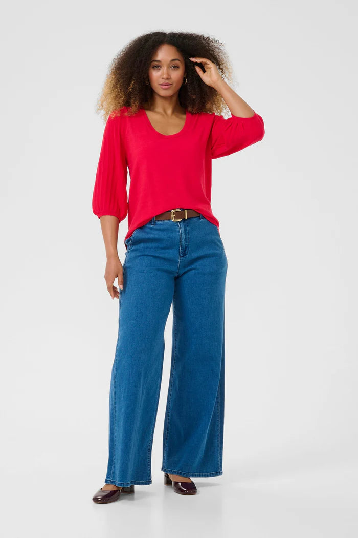 CRVILLEA PLEAT PULLOVER "TOREADOR"