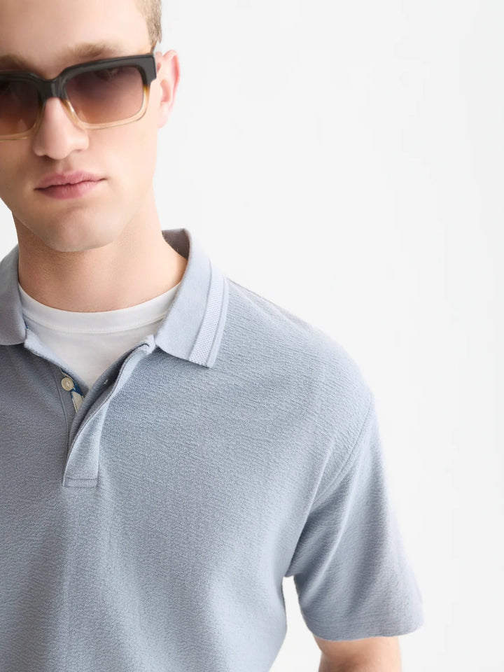 STRUCTURED RELAXED-FIT POLO "TRADE WINDS"
