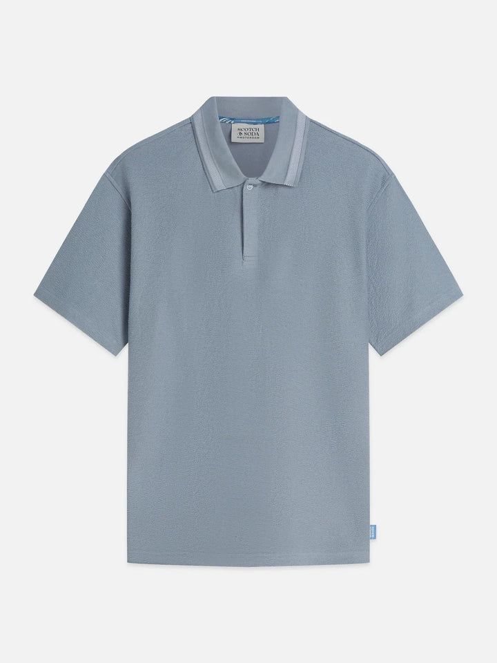 STRUCTURED RELAXED-FIT POLO "TRADE WINDS"