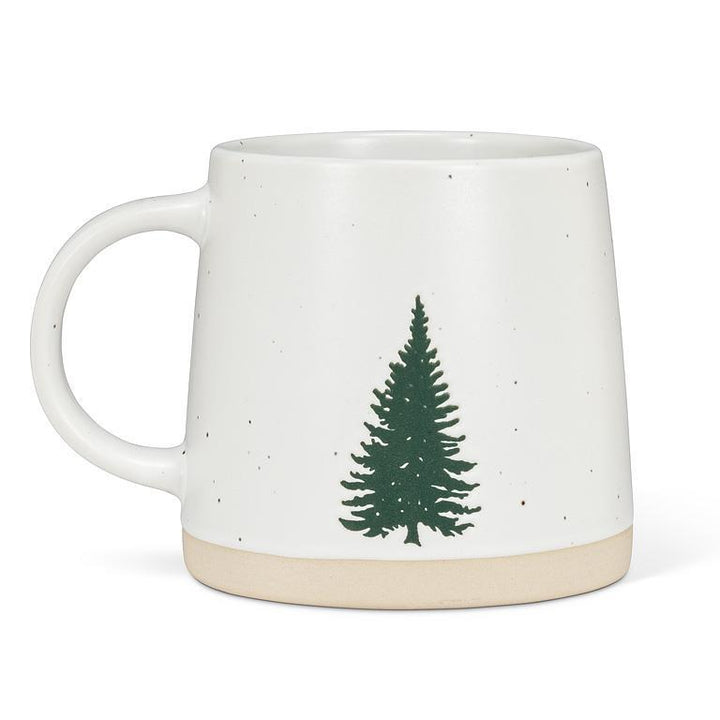 Wide Base Mug with Single Tree (3.5"H 14OZ)