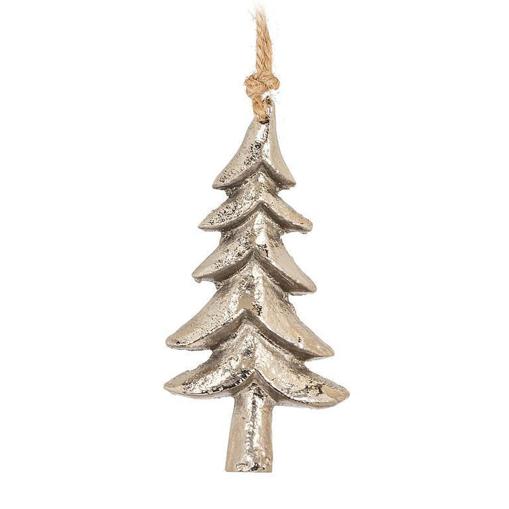 TREE ORNAMENT - SILVER 3.5''H