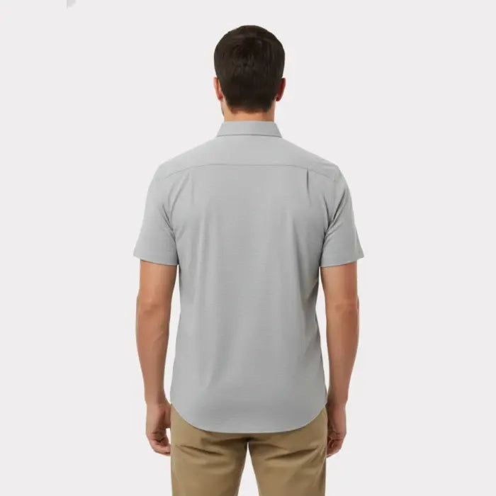 SHORT-SLEEVED SHIRT WITH 1 POCKET "GREY"