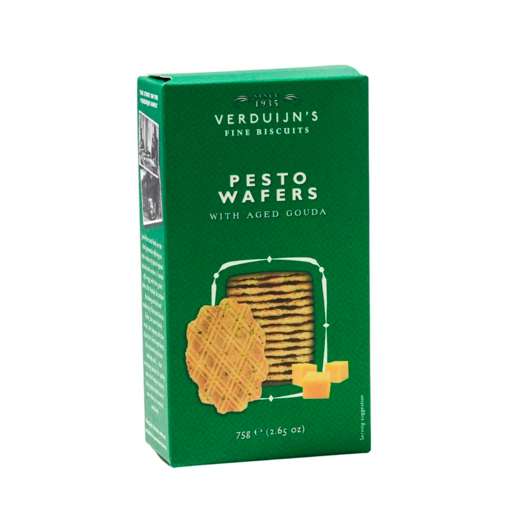 PESTO WAFERS WITH AGED GOUDA