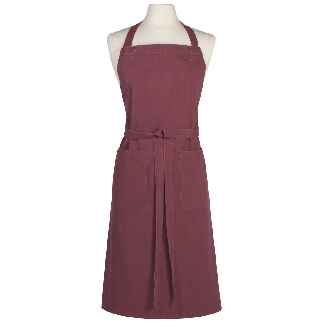 DANICA STONEWASH APRON WINE