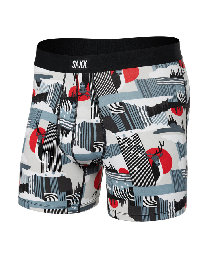 DAYTRIPPER BOXER BRIEF 5" "WINTER WATERFALL - TURBULENCE"