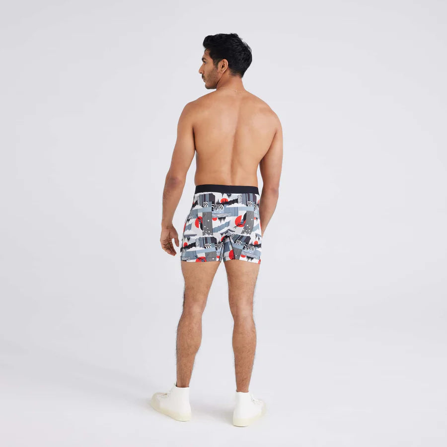 DAYTRIPPER BOXER BRIEF 5" "WINTER WATERFALL - TURBULENCE"