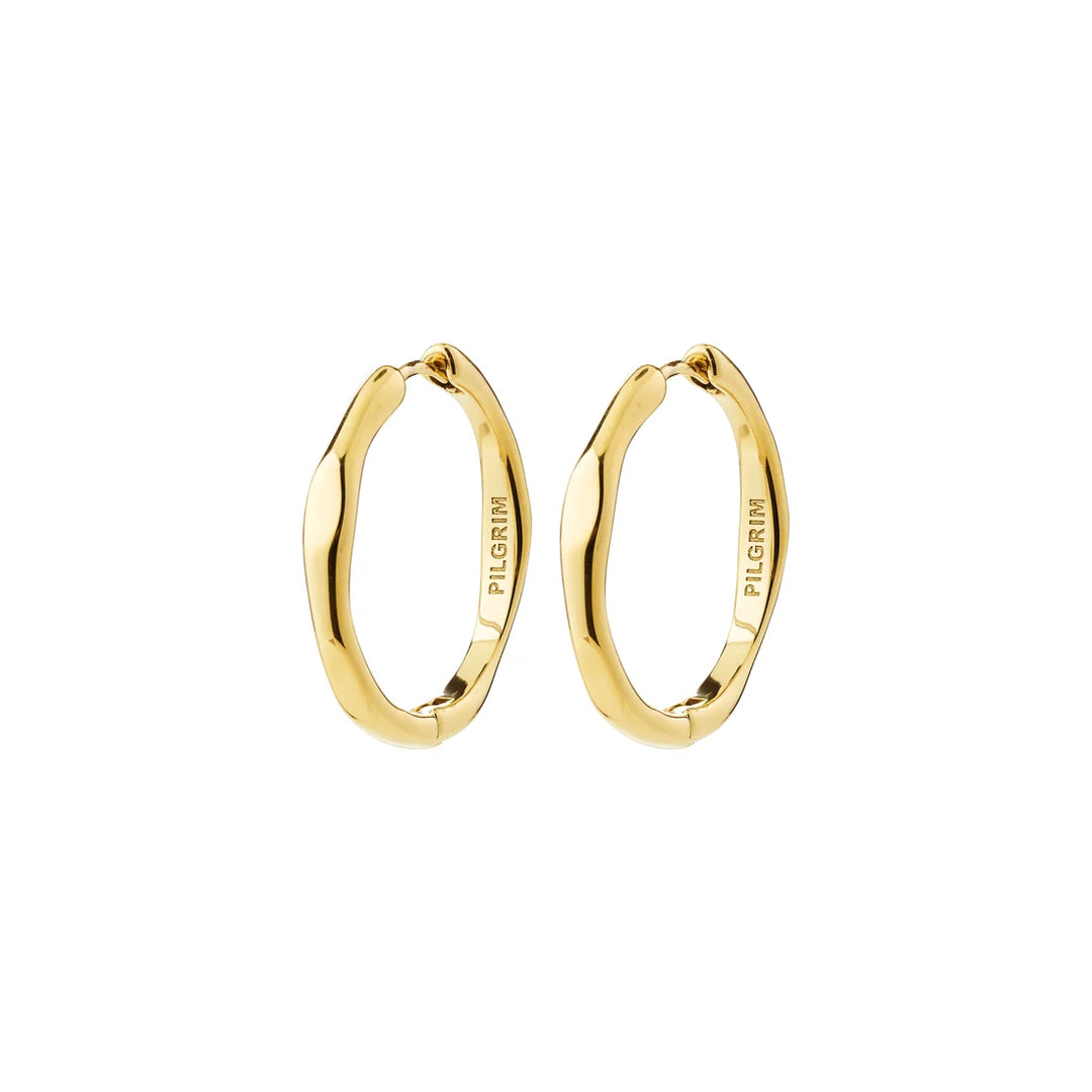 INNER HOOP EARRINGS "GOLD PLATED"