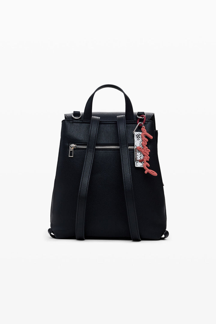 SMALL EMBOSSED FLAP BACKPACK "SIERRA SUMY MINI"