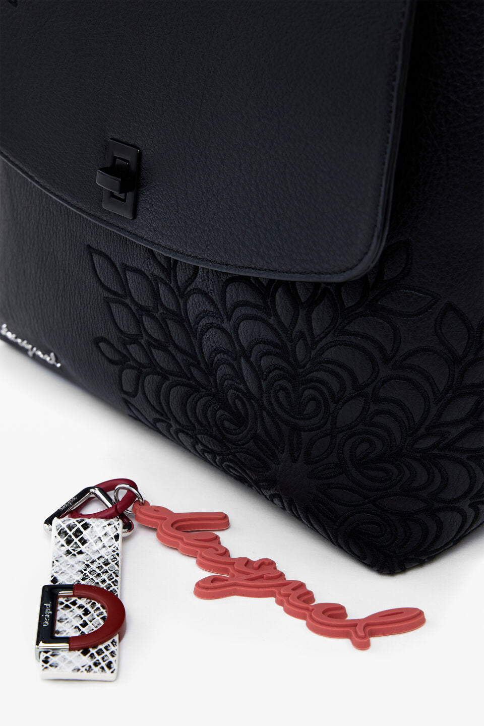 SMALL EMBOSSED FLAP BACKPACK "SIERRA SUMY MINI"