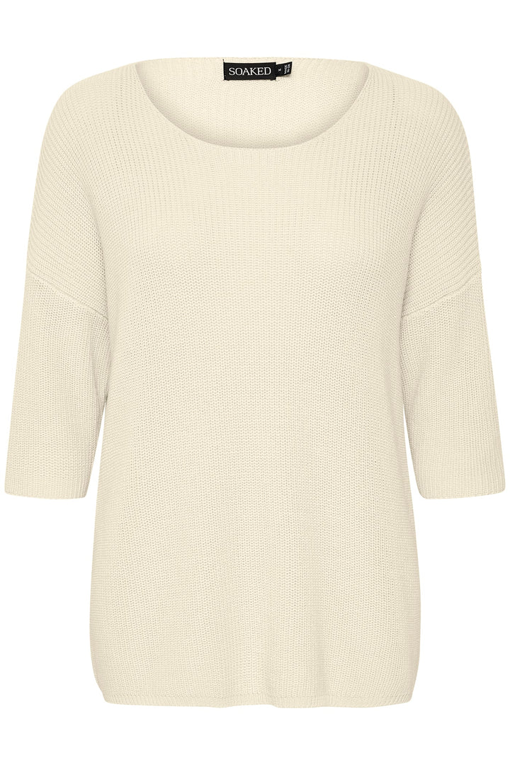 Soaked in Luxury - Tuesday Cotton Jumper - Whisper White